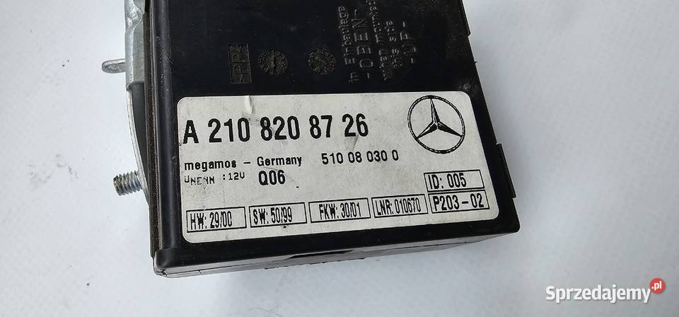 Moduł sterownik alarmu mercedes w210 2108208726 Zbąszyń