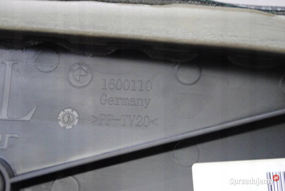 BOCZEK KANAPY TYŁ LEWY SCHWARZ BMW E84 X1