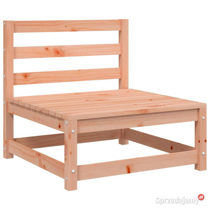 Sofa ogrodowa z podnóżkiem 2osobowa lite drewno