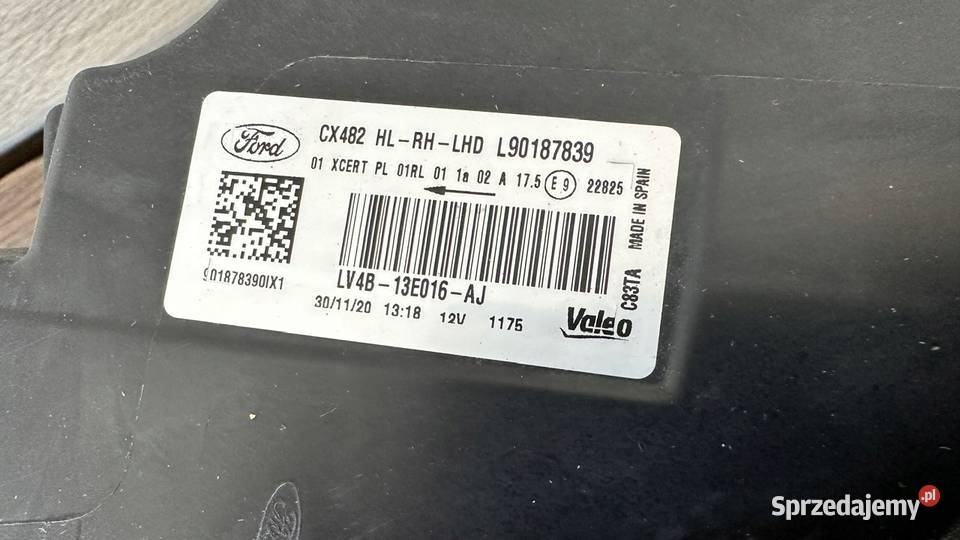 FORD KUGA MK3 LAMPA XENON FULL LED PRAWA osobowe Gorzów Wielkopolski