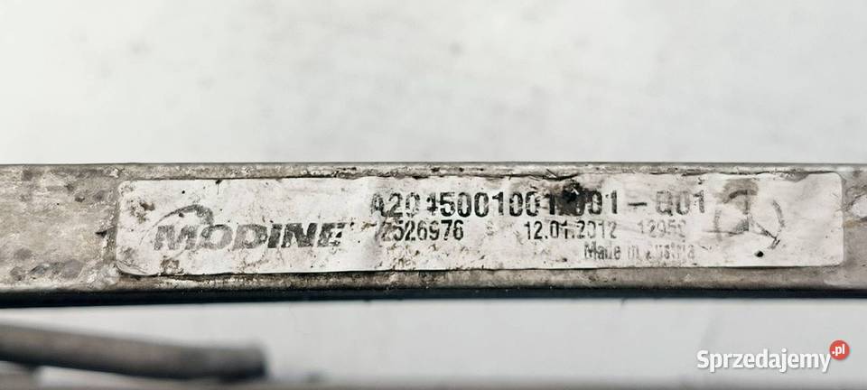 KOMPLET CHŁODNIC MERCDESBENZ W212 E350 sprzedam
