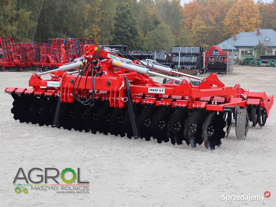 Brona talerzowa hydrauliczna 4m SHARK SHS Mława