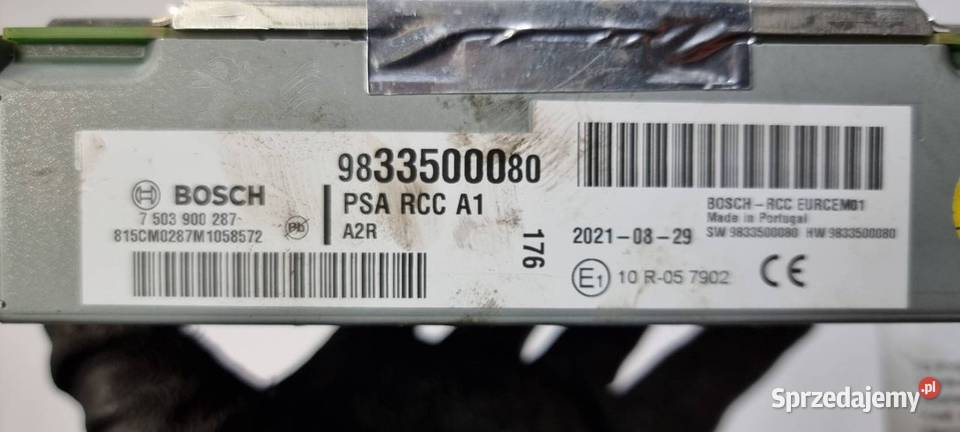 RADIO CITROEN BERLINGO III 9833500080