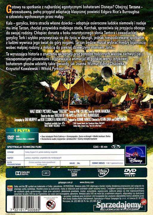 TARZAN ZACZAROWANA KOLEKCJA DISNEY Kalisz sprzedam
