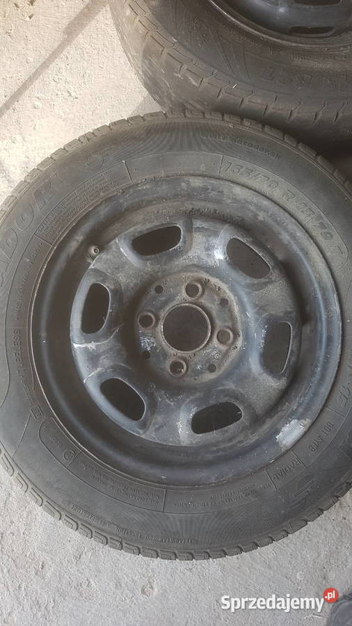 Komplet felg stalowych 13 4x100 Et 38 VW Opel Sietesz sprzedam