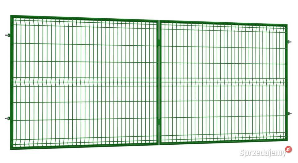 Brama dwuskrzydłowa 3D kpl 4m OCRAL skrzydłowa Bramy Miechów