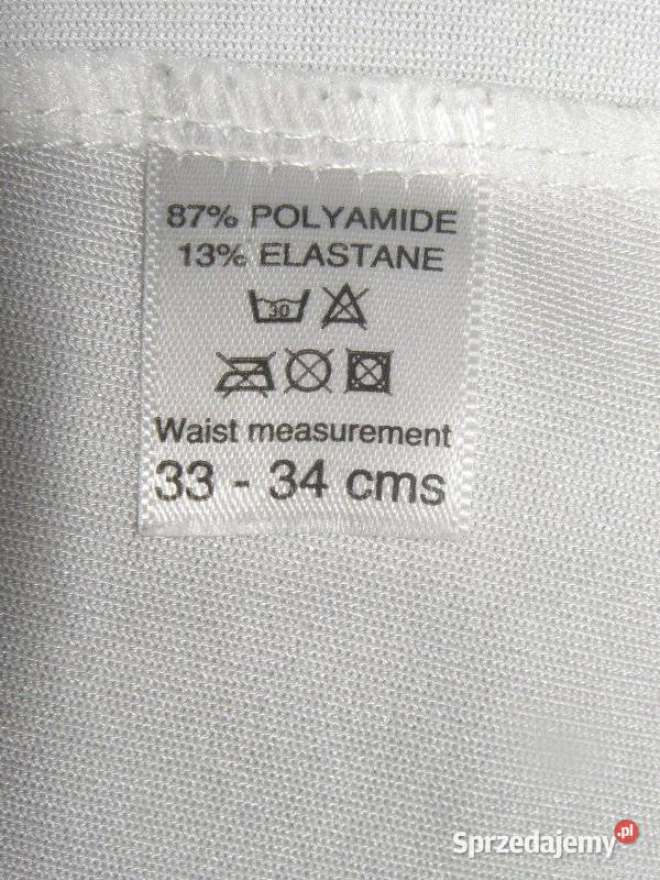 Wyszczuplający PAS z paskami do pończoch rozmiar