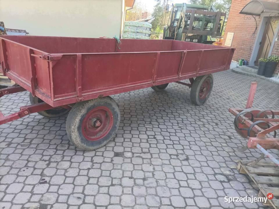Przyczepa ciągnikowa stalowa idealny stan nieuszkodzony Sonina