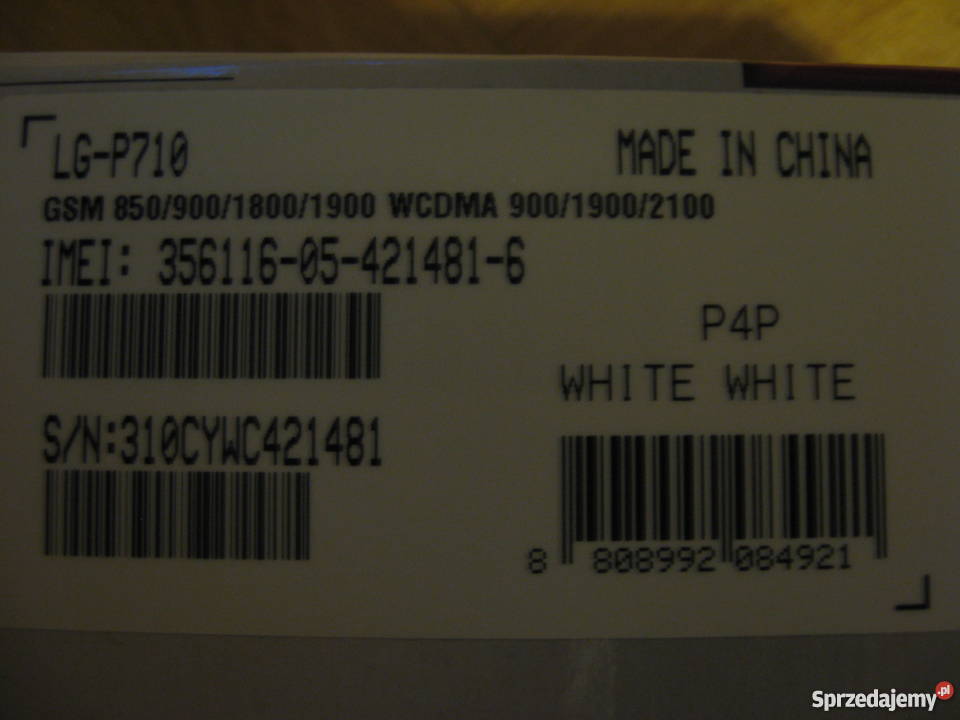 Sprzedam telefo LG L7 II Bialy standardowa łódzkie Skierniewice sprzedam