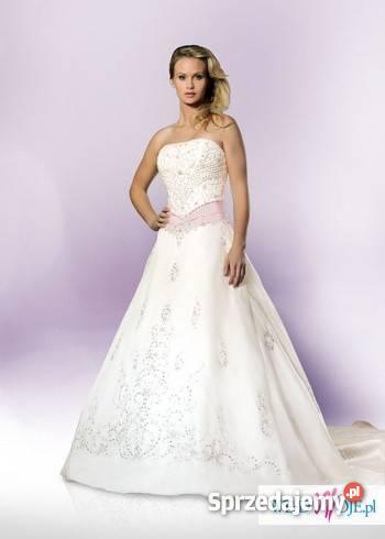 Suknia ślubna Aspera Goldline z welonem na diade Poznań