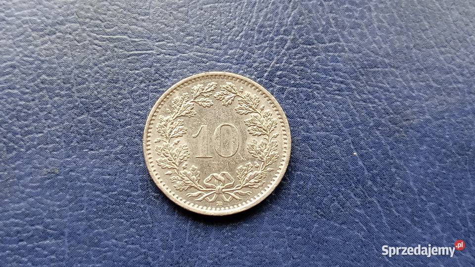 Stare monety 10 rappen 1991 Szwajcaria Lesko