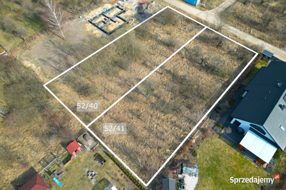 DWIE DZIAŁKI BUDOWLANE Z MPZP I WSZYSTKIMI Baszkówka sprzedam
