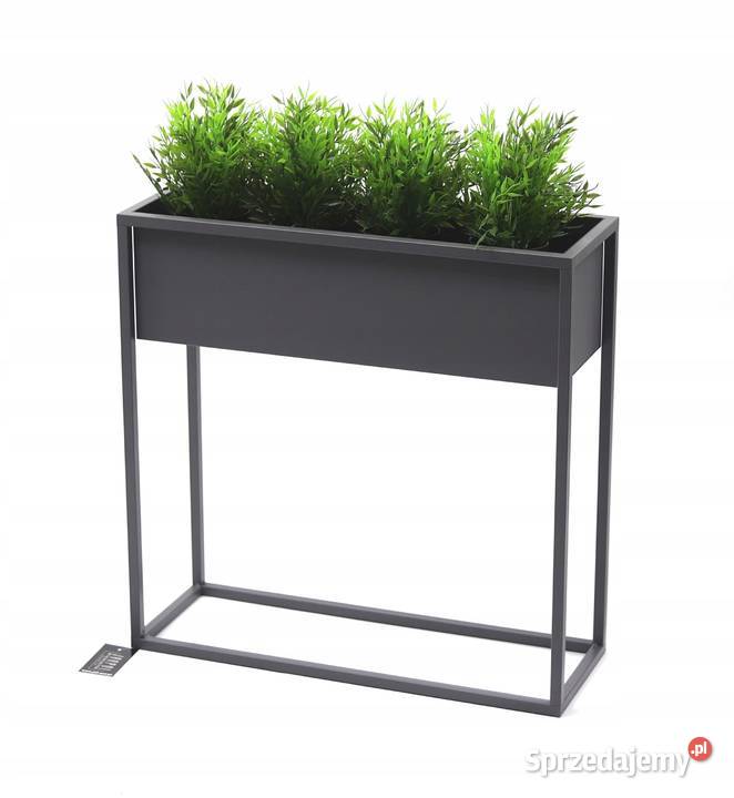 Kwietnik Metalowy Stojak Donica 60x60 skrzynka Sobienie-Jeziory