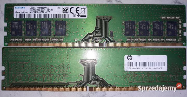 SAMSUNG 8GB DDR4 UDIMM 1Rx8 PC4 2666V UA2 11 Warszawa - Sprzedajemy.pl