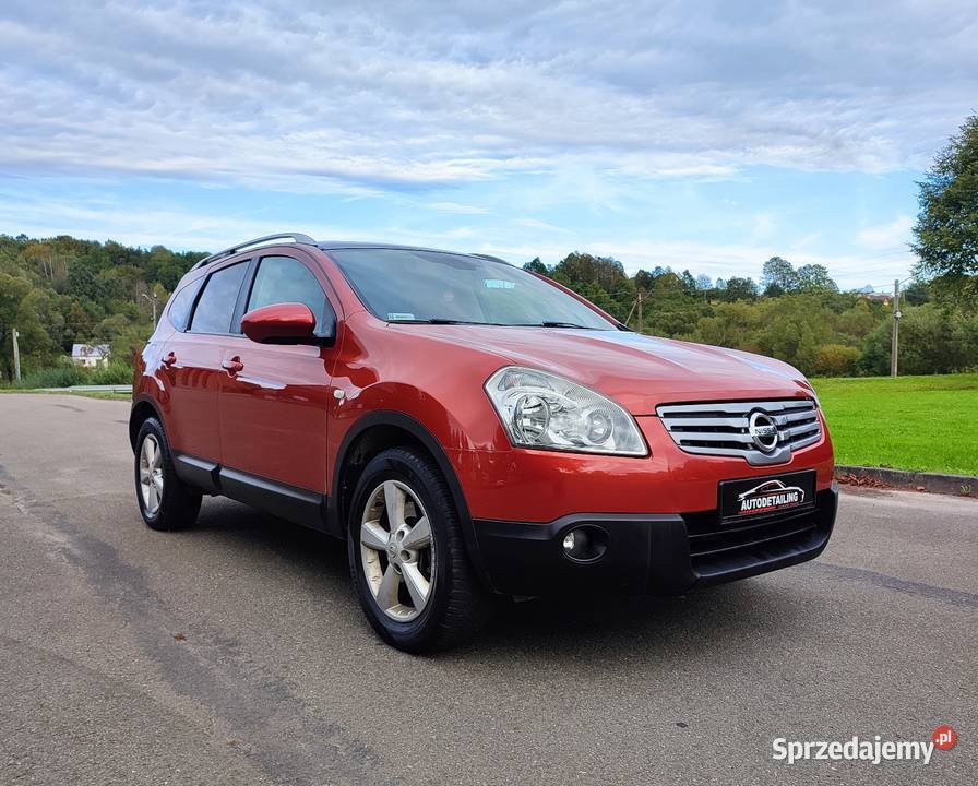 Ładny Nissan Qashqai 20 dCi 2009 7 osobowy welurowa tapicerka Nissan Domaradz
