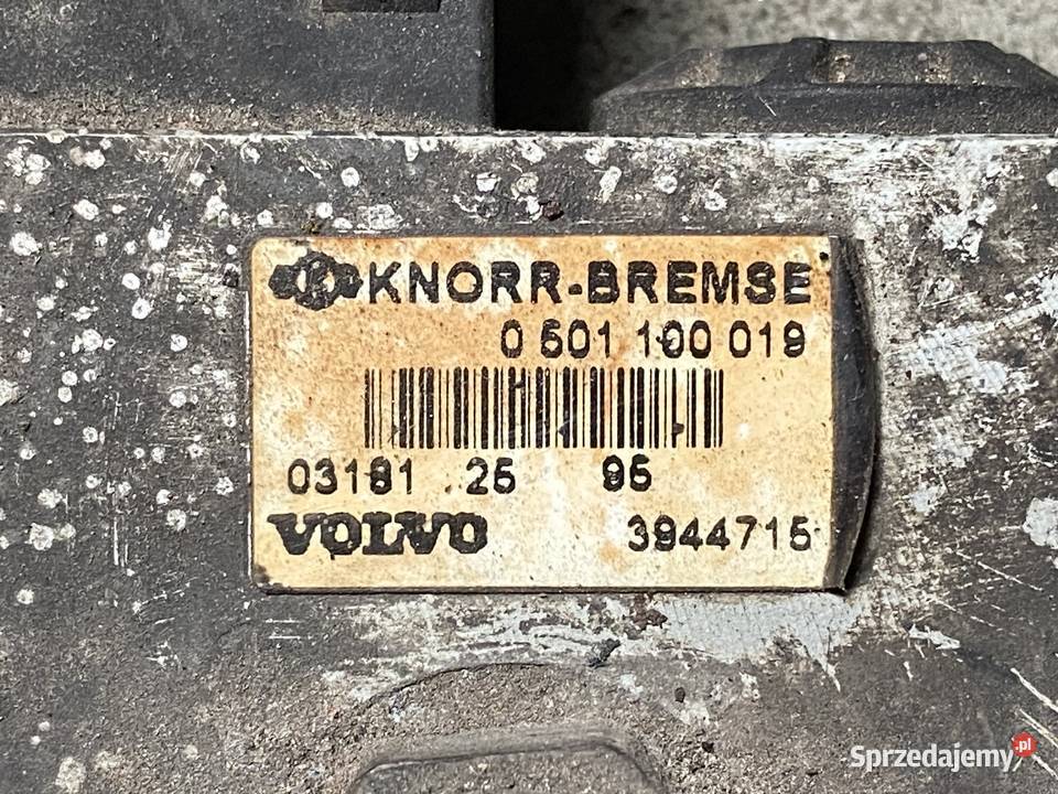Zawór Podnoszenia Volvo 3944715 Bosch 0501100019 Zawieszenie i układ kierowniczy