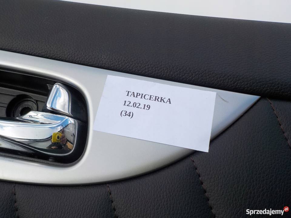 TAPICERKA BOCZEK DRZWI PRAWY TYŁ INFINITI FX Karoseria