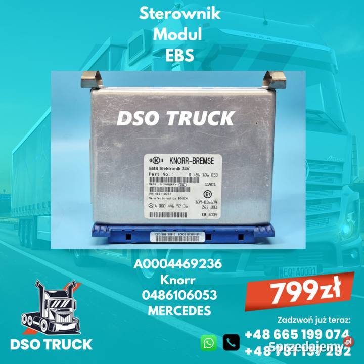 Sterownik Modul EBS A0004469236 Knorr 0486106053 Zawichost