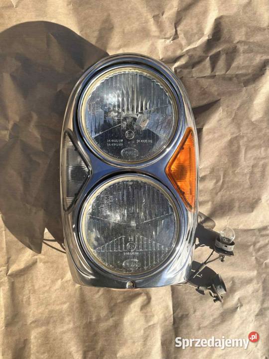 Mercedes W108 W109 lampa reflektor HELLA przód Lublin