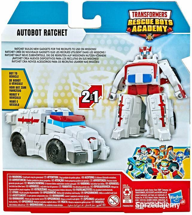 Figurka Autobot Ratchet Transformers Rescue Bots Plastik  Mogilany