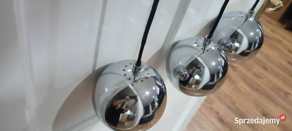 Lampa 3 kule chrom Lampy wiszące Wschowa
