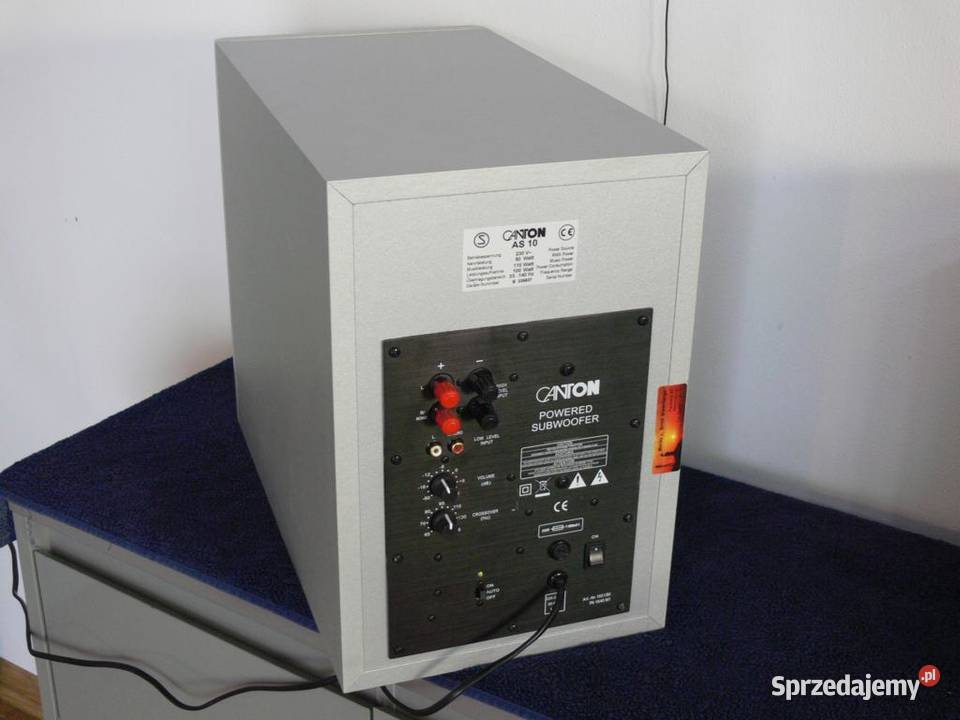 Sub aktywny Canton AS10 sprawny WYSYŁKA Wzmacniacze i pokrewne