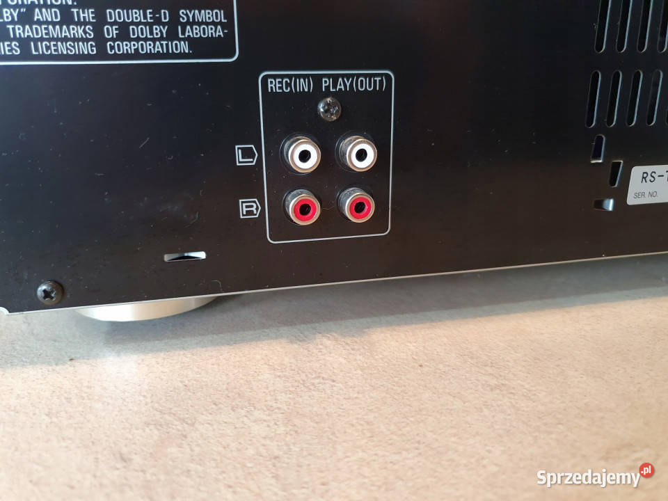 Technics magnetofon dwukasetowy RSTR373 RS TR Międzychód