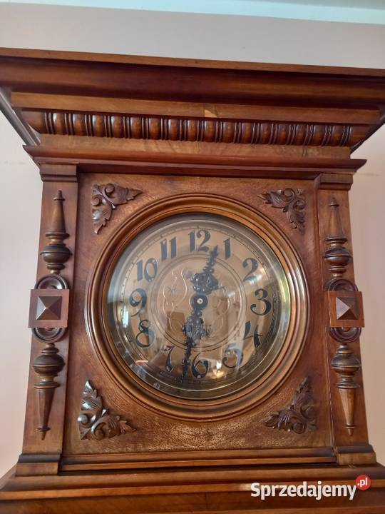 Gustaw Becker Zegar Stojący Secesja lubuskie Nowa Sól