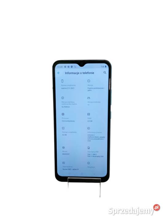 TELEFON SMARTFON REALME C11 2021 2 GB 32 GB Kłodzko