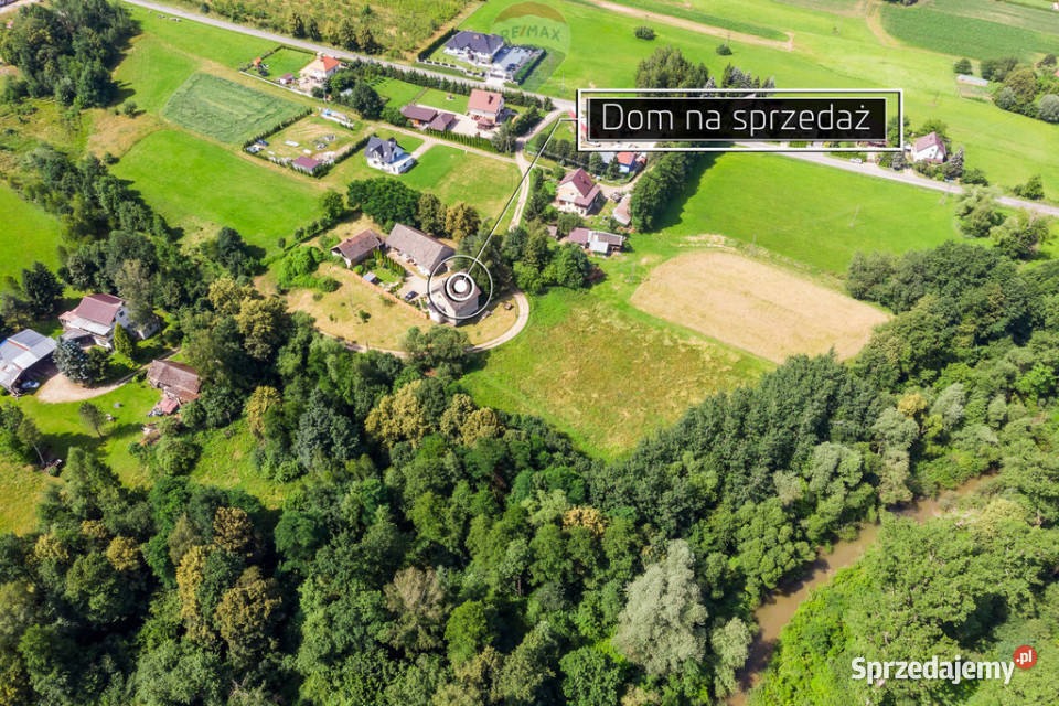 Dom siedlisko duża działka dachówka Sprzedaż Nieruchomości Grabie