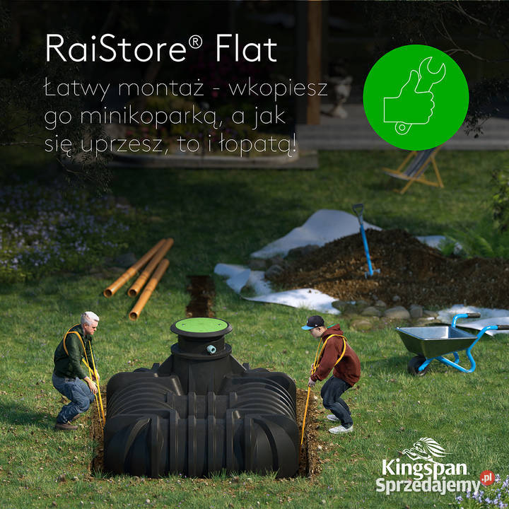 Zbiornik 5000 L do magazynowania deszczówki tani Trzebnica sprzedam