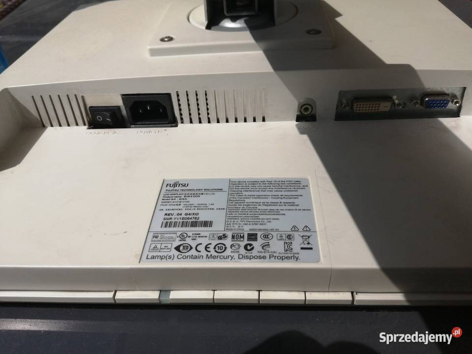 Monitor Fujitsu Siemens B195 ECO biały