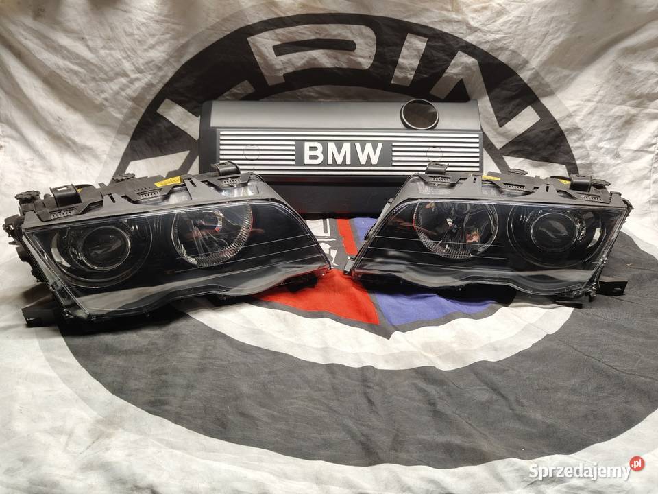 Bmw e46 sedan lampy przód Xenon Europa przed Aleksandrów Łódzki