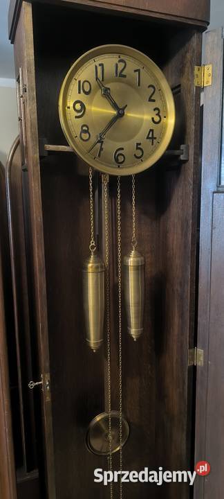 Lenzkirch 1895 r zegar stojący piękny gabinetowy Antyki Kwaczała