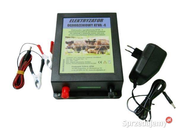 Elektryzator ATVA 4 pastuch elektryczny 6J mocny Tyczyn sprzedam