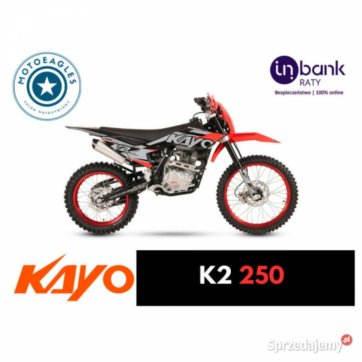 KAYO K2 Cross Kayo K2 250 Transport Raty Fvat 17KM wielkopolskie Stare Miasto