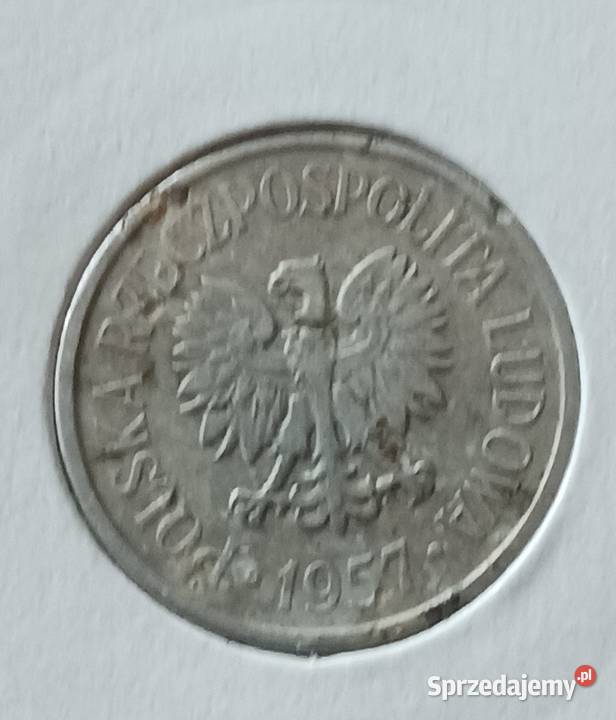 20 Groszy 1957 r Szeroka data rzadkość wielkopolskie Konin
