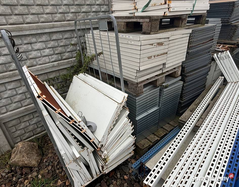 Regały stalowe magazynowe sklepowe zestaw Biznes i Przemysł Kłobuck