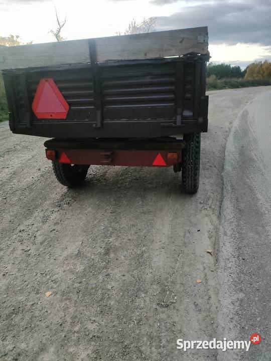 Przyczepa jedno osiową wywrotka Łagów sprzedam