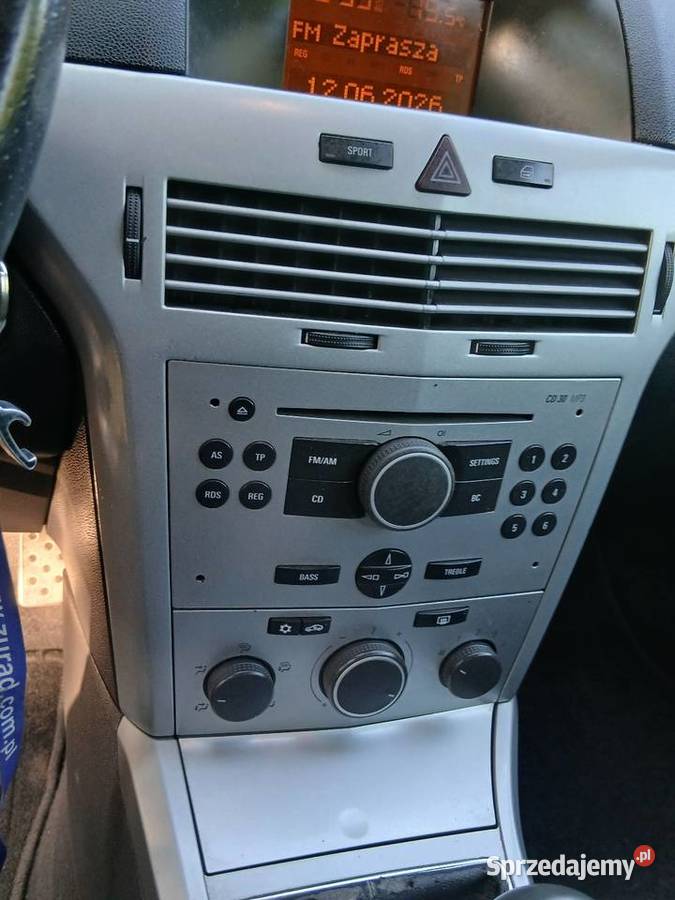Opel astra h 16 16v sport szary