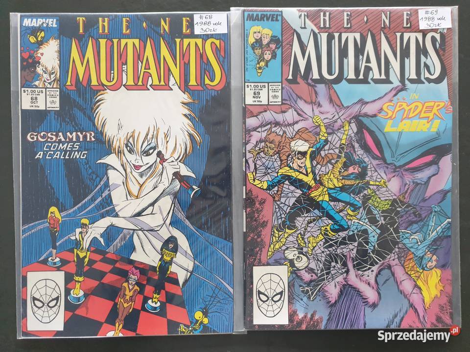 The Mutants 9 komiksów Marvel USA 19881989 Gdynia