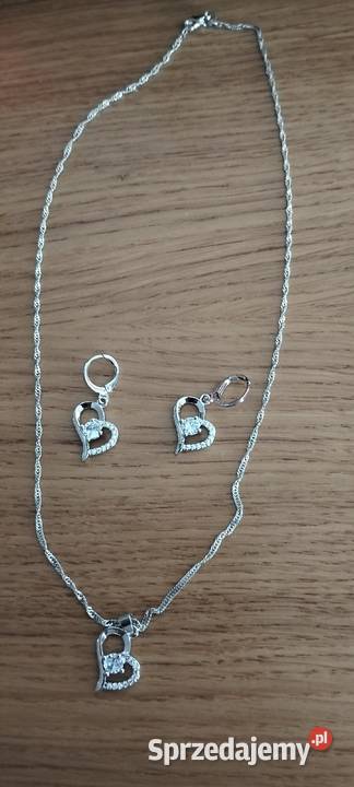 Komplet biżuterii srebrnej 925 Nowy Sącz sprzedam