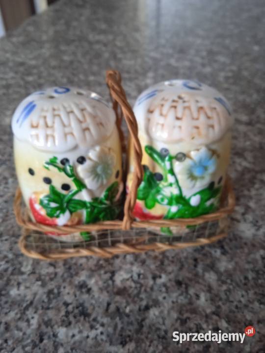 Zestaw do soli i pieprzu łódzkie sprzedam