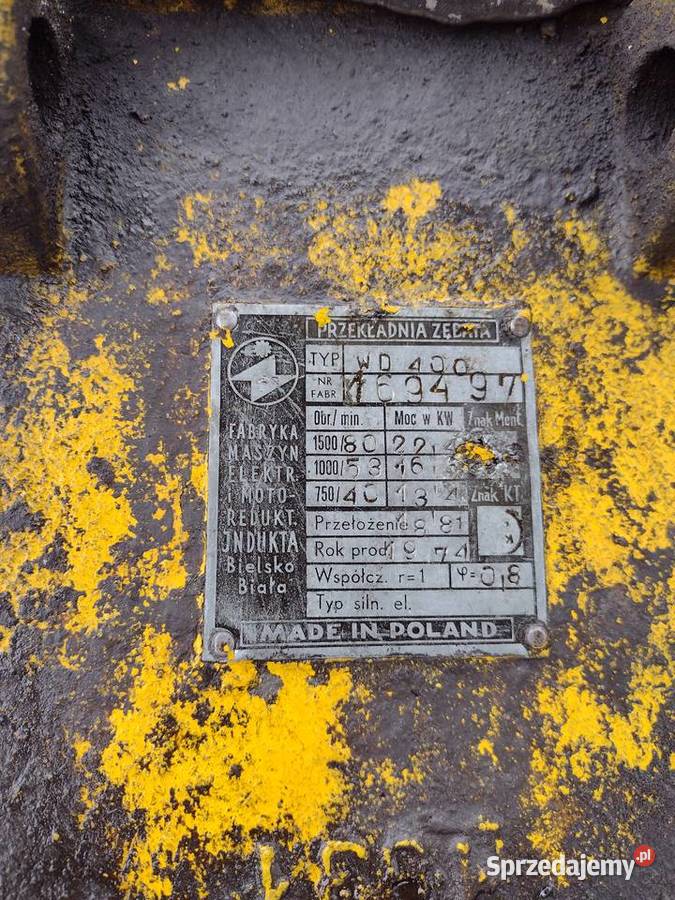 Silniki przekładnie Biznes i Przemysł Nowa Dęba sprzedam