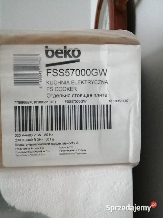 Kuchnia elektryczna Beko FSS57000GW