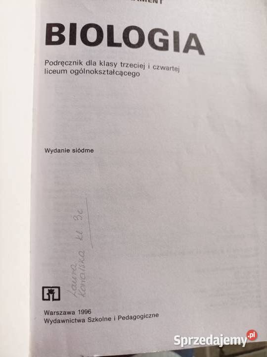 Biologia Gajewski podręczniki szkolne księgarnia