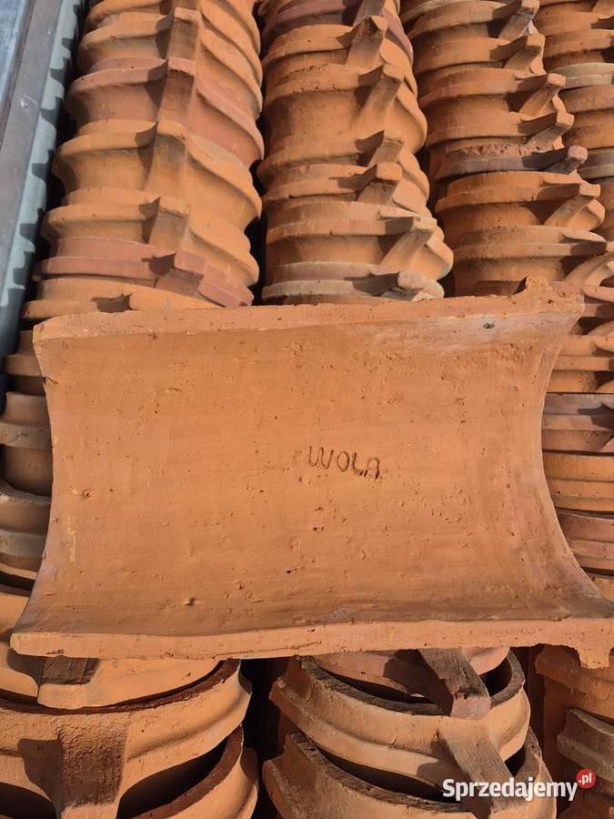 Nowe ceramiczne gąsiory dachowe WOLA naturalna Chojnów