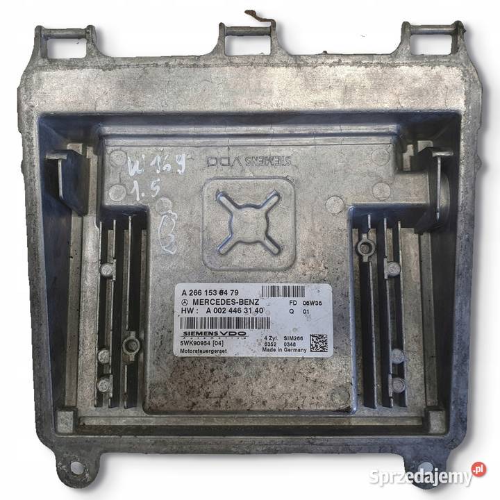 Mercedes W169 15 8V STEROWNIK SILNIKA Komputer Chełm