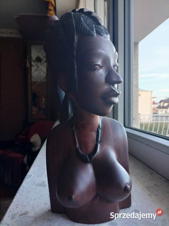 Rzeźba kobieta Afryka murzynka