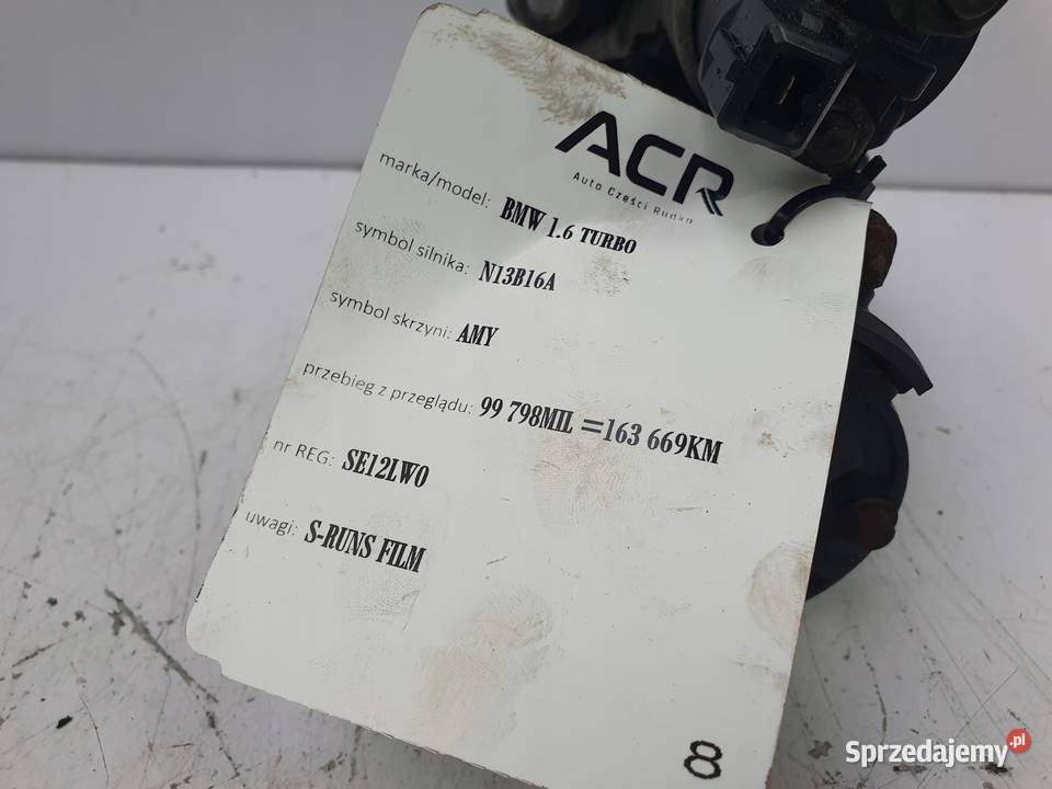 ROZRUSZNIK BMW F20 F21 116i 16 T bosch osobowe Chełm